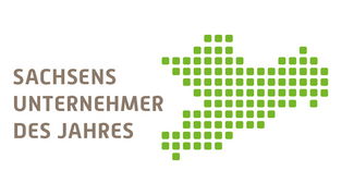 Logo zum Wettbewerb „Sachsens Unternehmer des Jahres“